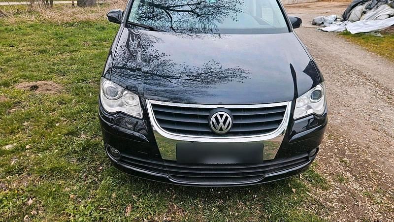 Gebraucht VW Touran Trendline 140 PS (102 kW) 2007 Schwarz Van / Kleinbus