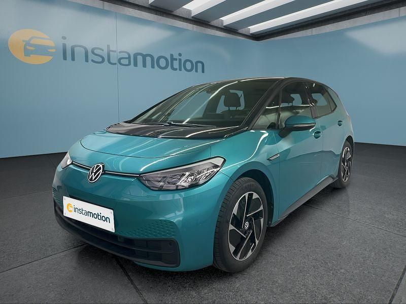 Blau Gebraucht 2021 VW ID.3 Pro Kleinwagen | 22.999 € (Guter Preis) - Bild 1/4