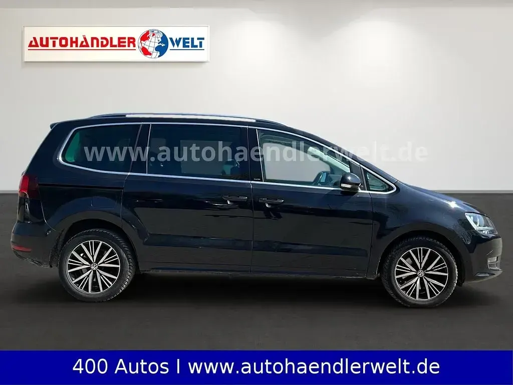 Gebraucht VW Sharan 150 PS (110 kW) 2017 Schwarz Van / Kleinbus