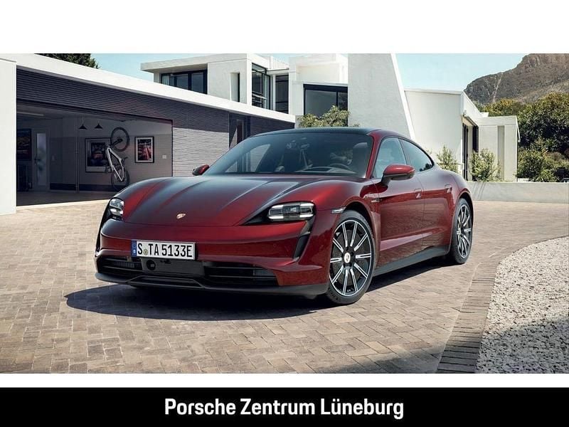 Cherrymetallic Gebraucht 2022 Porsche Taycan Limousine | 62.990 € (Guter Preis) - Bild 1/4