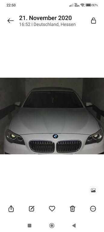 Gebraucht BMW 520 190 PS (139 kW) 2014 Weiß Limousine