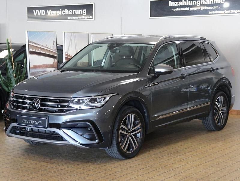 Platinum grey Gebraucht 2023 VW Tiguan Allspace Elegance SUV | 44.800 € (Fairer Preis) - Bild 1/4