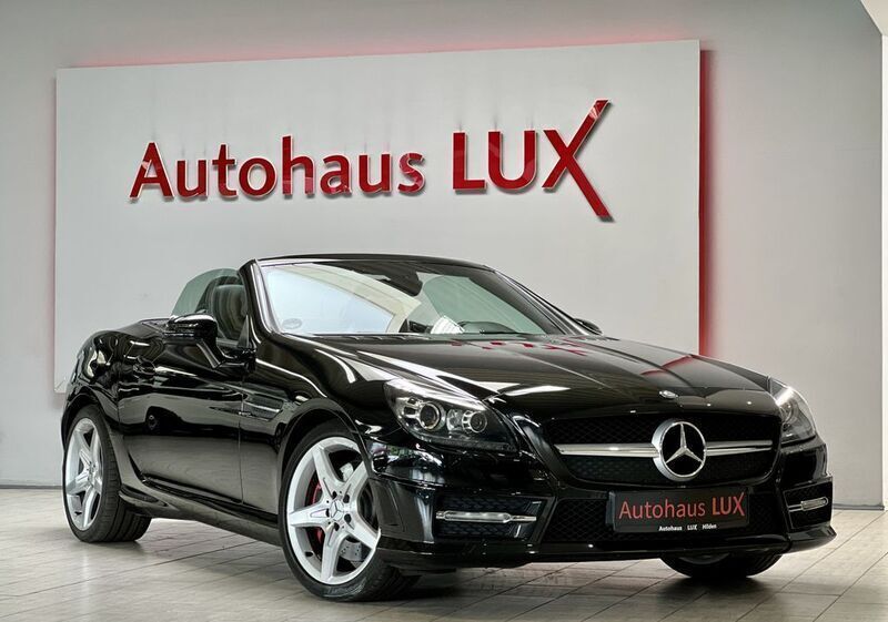 Schwarz Gebraucht 2011 Mercedes SLK200 AMG line Cabrio | 18.990 € (Etwas zu teuer) - Bild 1/4