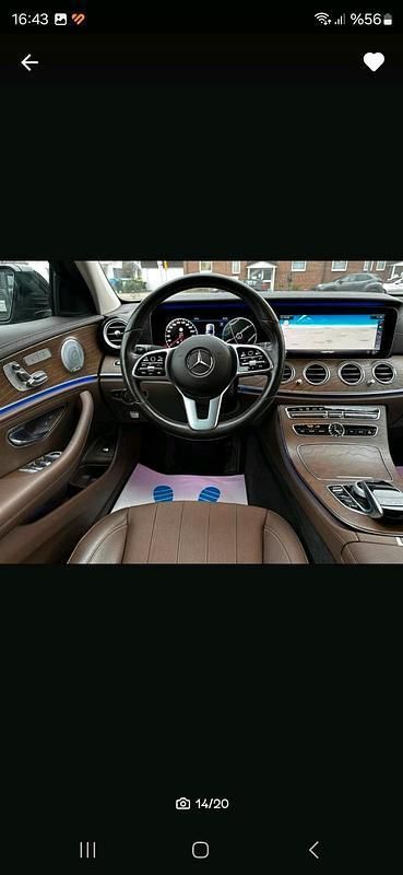 Schwarz Gebraucht 2019 Mercedes E220 Limousine | 30.990 € (Guter Preis) - Bild 1/4