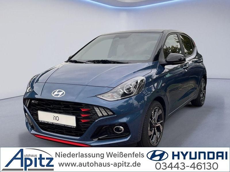 Blau Neu 2025 Hyundai i10 N Line Kleinwagen | 22.490 € (Etwas zu teuer) - Bild 1/4
