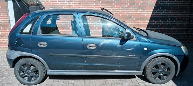 Blau Gebraucht 2003 Opel Corsa Kleinwagen | 400 € (Superpreis) - Bild 1/4