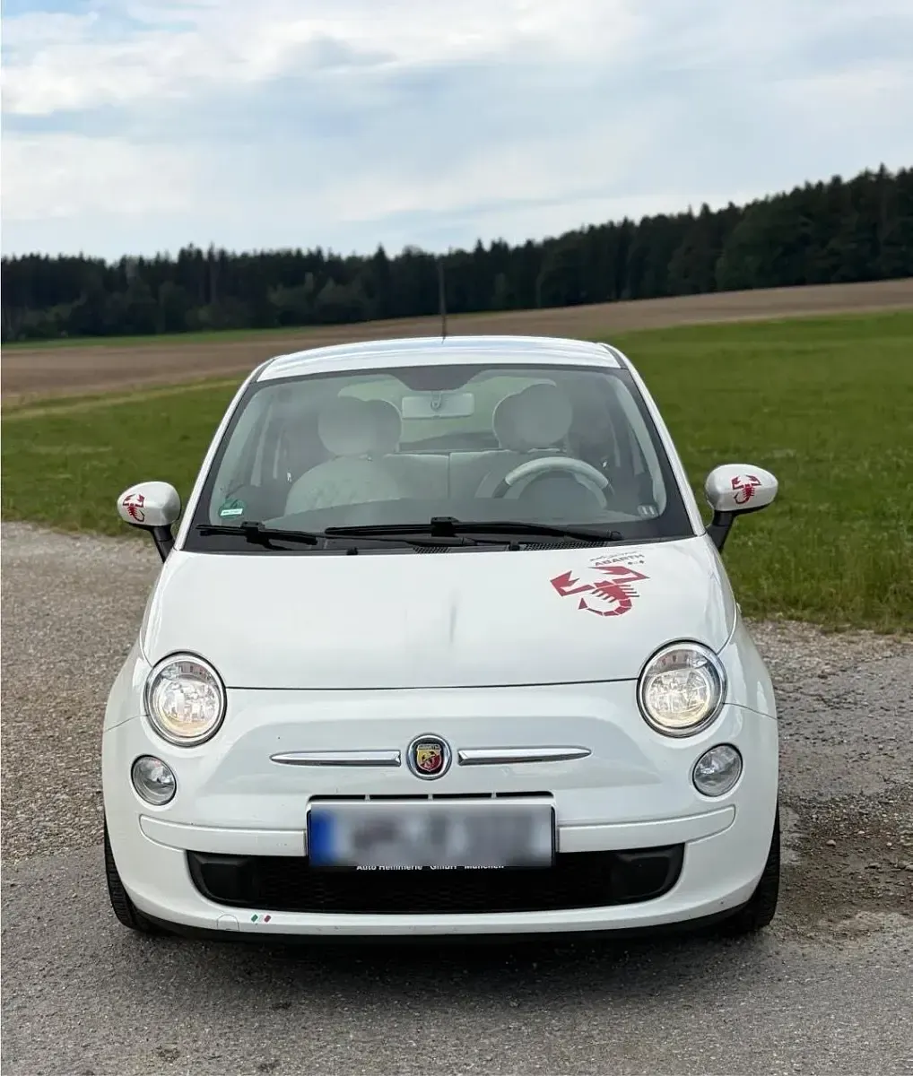 Gebraucht Fiat 500 Abarth 69 PS (50 kW) 2010 Weiß Kleinwagen