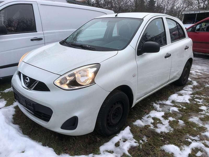 White pearl (m) Gebraucht 2015 Nissan Micra Visia Kleinwagen | 5.200 € (Guter Preis) - Bild 1/4