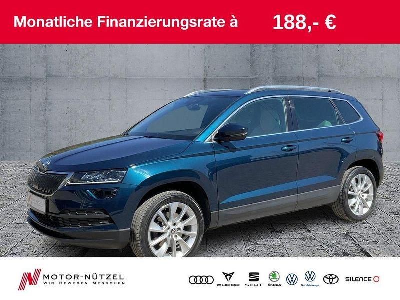 Blau Gebraucht 2018 Skoda Karoq Style SUV | 19.330 € (Guter Preis) - Bild 1/4