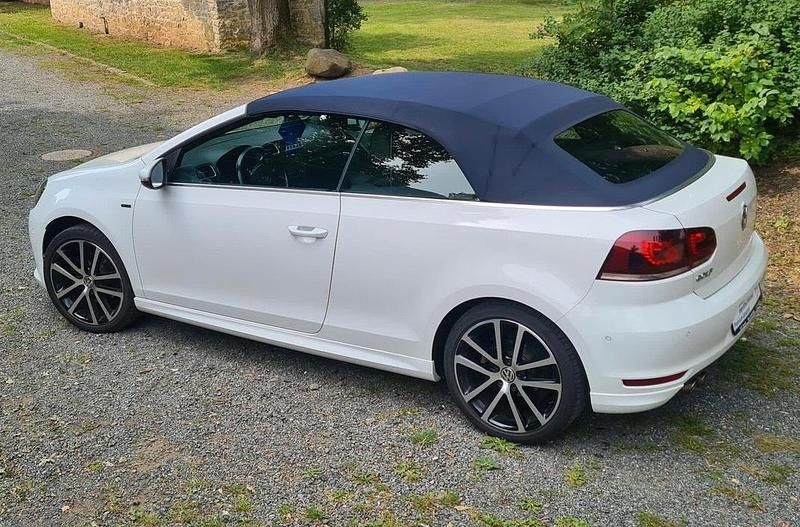 Weiß Gebraucht 2016 VW Golf Cabriolet LOUNGE Cabrio | 10.490 € - Bild 1/4