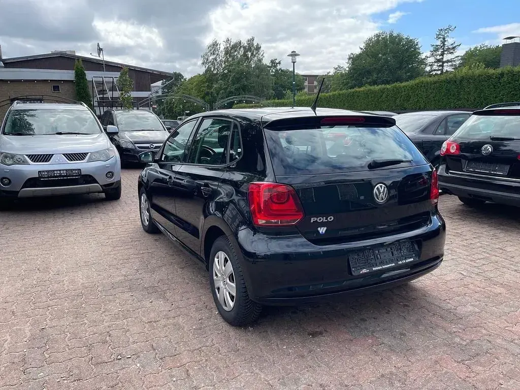Gebraucht VW Polo Trendline 60 PS (44 kW) 2010 Schwarz Kleinwagen