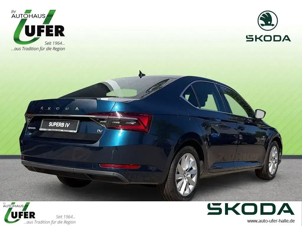 Gebraucht Skoda Superb Style 218 PS (160 kW) 2020 Modra lava/lava blau Limousine