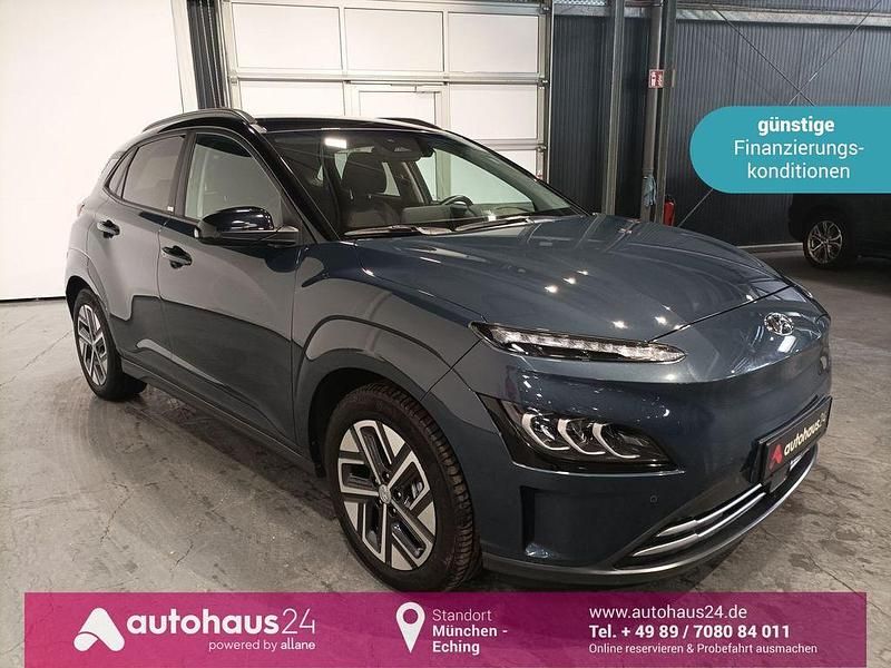 Blau Gebraucht 2021 Hyundai Kona Prime SUV | 20.220 € (Fairer Preis) - Bild 1/4
