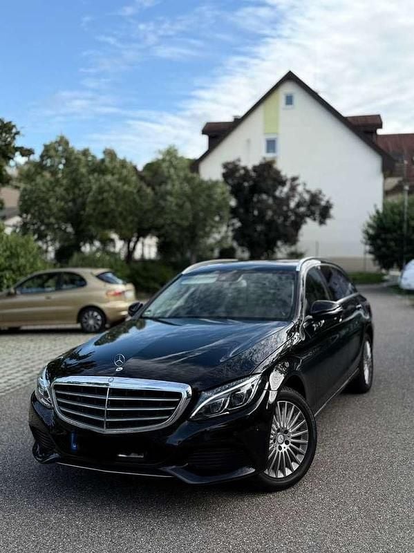 Schwarz Gebraucht 2016 Mercedes C220 Avantgarde Kombi | 14.800 € (Superpreis) - Bild 1/4