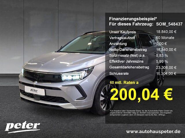 Kontrast grau/quarz silber Gebraucht 2022 Opel Grandland X Ultimate SUV | 18.840 € (Guter Preis) - Bild 1/3