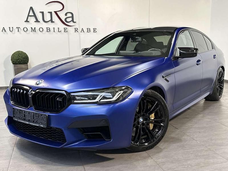 Frozen marina bay blau Gebraucht 2022 BMW M5 Competition Edition Limousine | 82.749 € (Teuer) - Bild 1/4