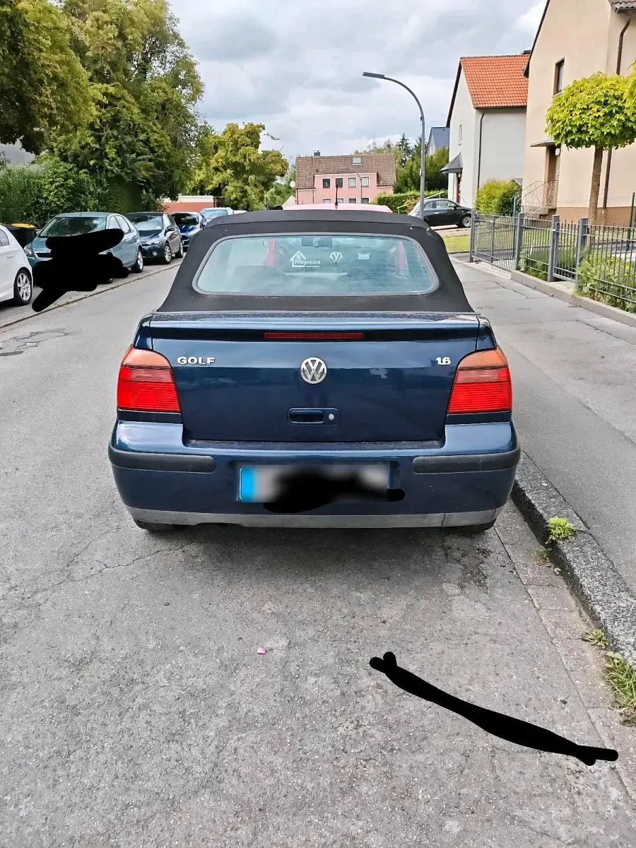 Gebraucht VW Golf Cabriolet 101 PS (74 kW) 1998 Blau Cabrio