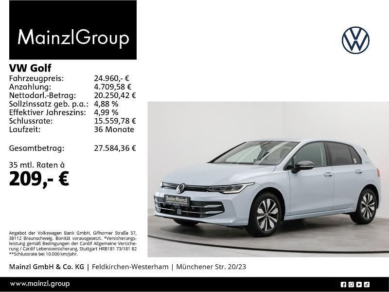 Blau Gebraucht 2025 VW Golf Goal Limousine | 24.590 € (Guter Preis) - Bild 1/3