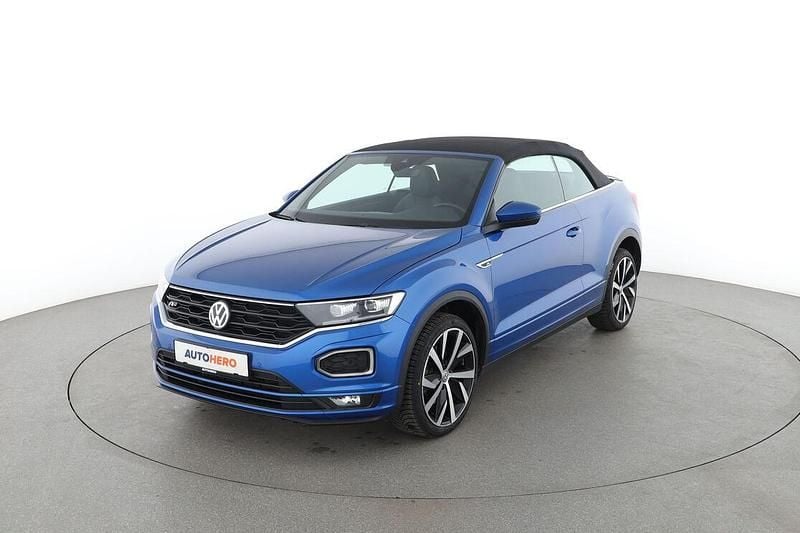 Blau Gebraucht 2020 VW T-Roc Cabriolet R-line Cabrio | 26.290 € (Fairer Preis) - Bild 1/3