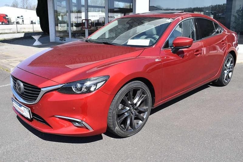 Gebraucht Mazda 6 Sports-Line 192 PS (141 kW) 2016 Rubinrot metallic Limousine