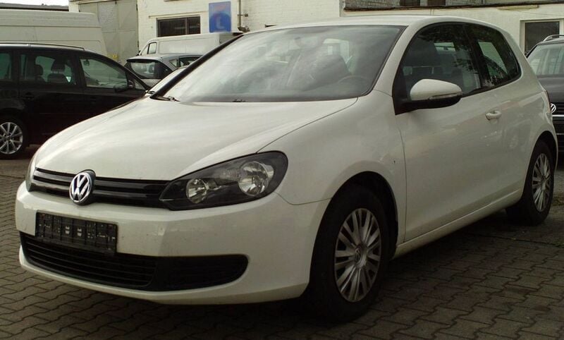 Gebraucht VW Golf VI 80 PS (58 kW) 2009 Weiß Kleinwagen
