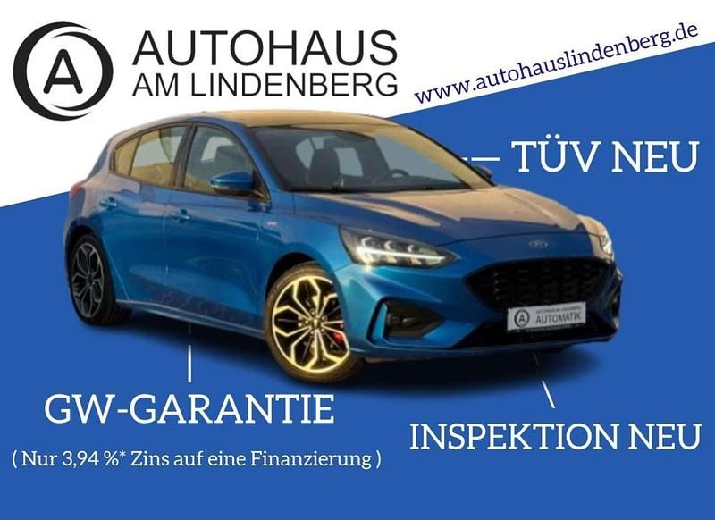 Blau Gebraucht 2019 Ford Focus ST-Line Limousine | 17.999 € (Etwas zu teuer) - Bild 1/3
