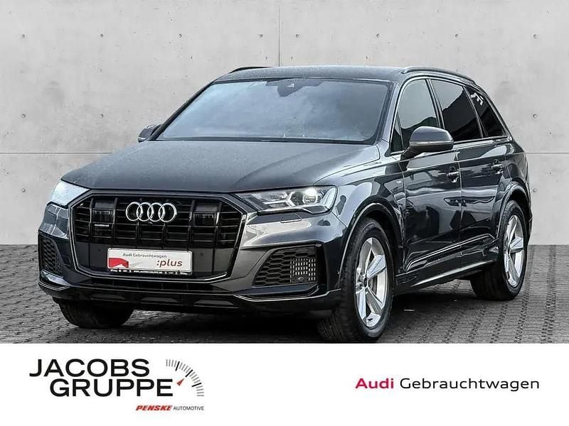 Grau Gebraucht 2022 Audi Q7 S-Line SUV | 54.430 € (Superpreis) - Bild 1/4