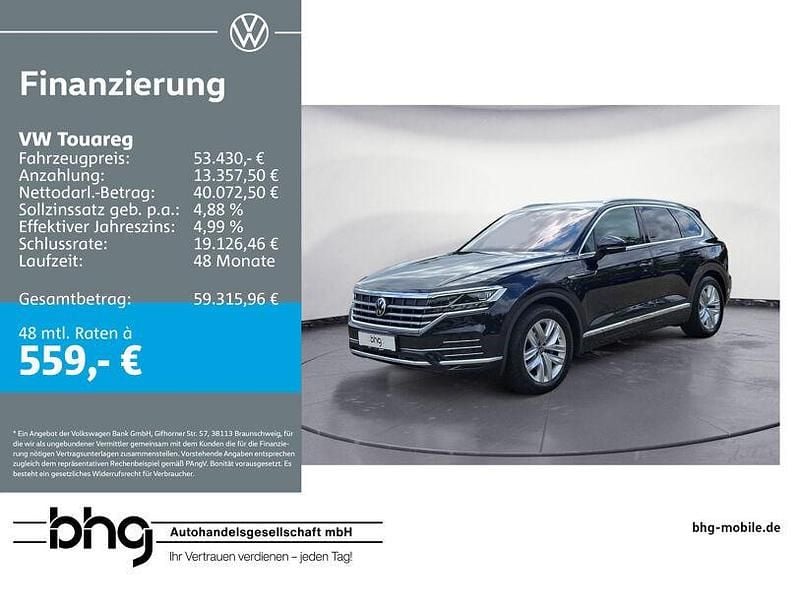 Deep black perleffekt Gebraucht 2022 VW Touareg Atmosphere SUV | 53.430 € (Guter Preis) - Bild 1/4