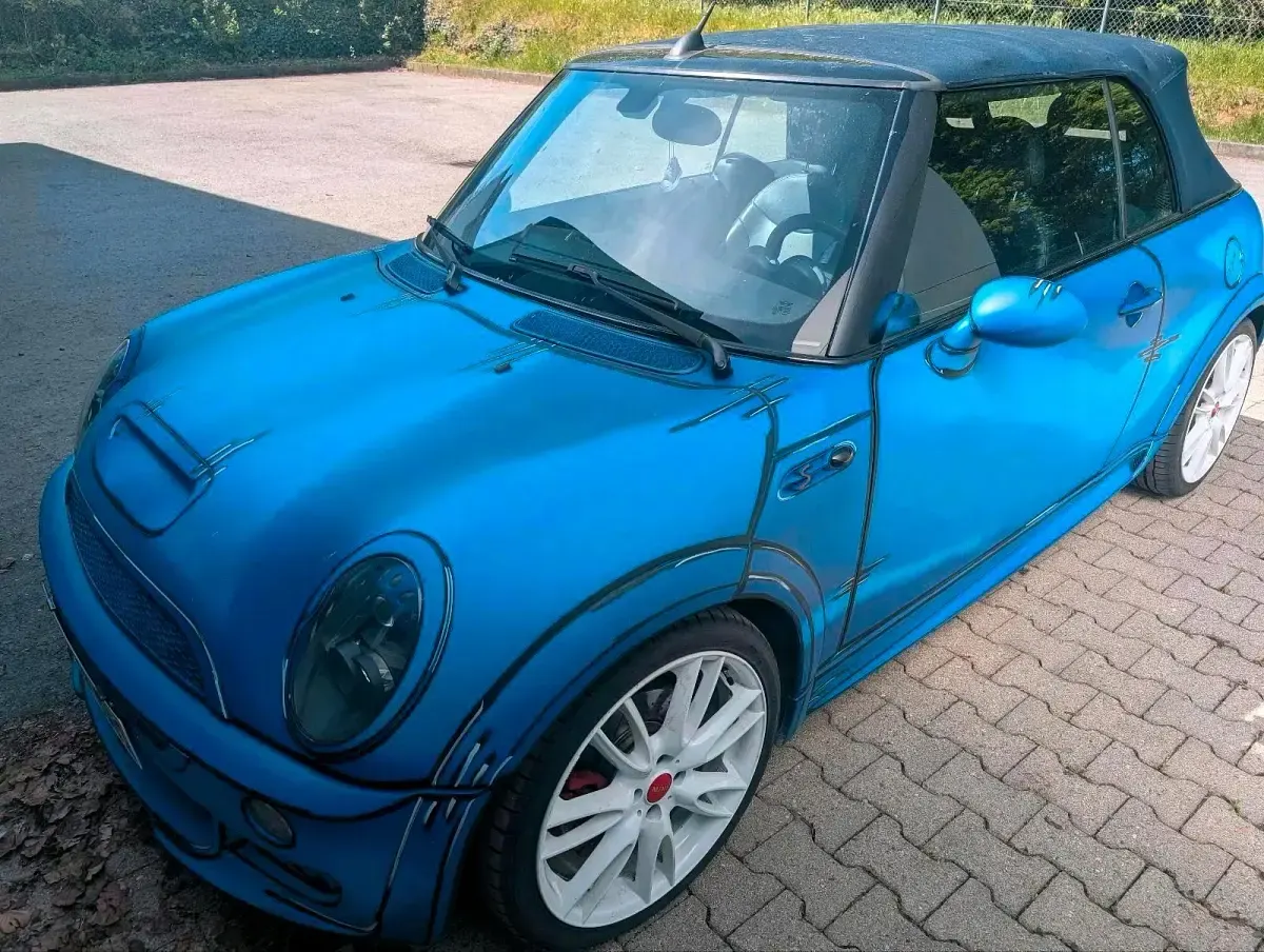 Usata Mini Cooper Cabriolet 211 CV (155 kW) 2006 Blu Cabrio