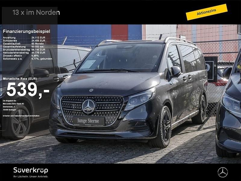 Graphitgrau Gebraucht 2024 Mercedes V220 Style Van / Kleinbus | 68.450 € - Bild 1/4