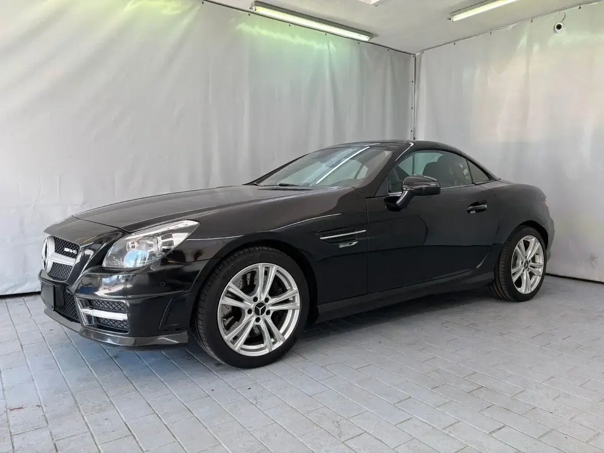 Gebraucht Mercedes SLK250 AMG 204 PS (150 kW) 2011 Schwarz Cabrio