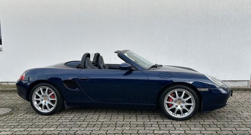 Gebraucht Porsche Boxster S 252 PS (185 kW) 2002 Lapis blau Cabrio