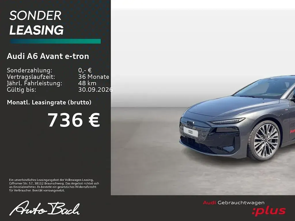 Gebraucht Audi A6 e-tron Performance 269 kW (367 PS) 2025 Daytonagrau perleffekt Kombi