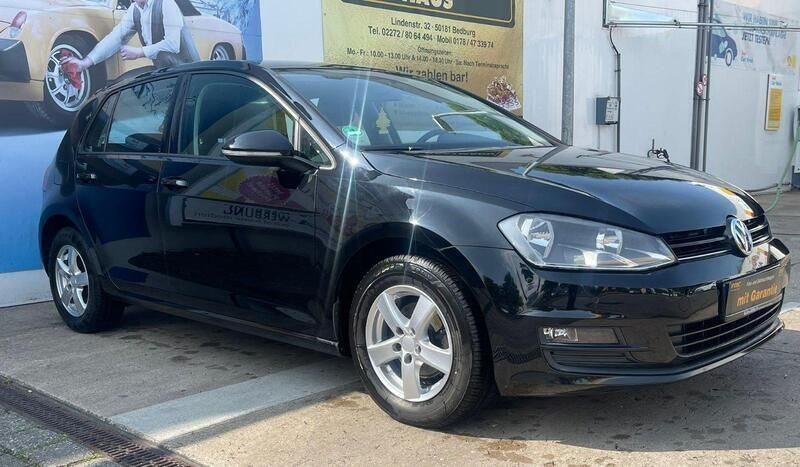 Schwarz Gebraucht 2015 VW Golf VII Limousine | 8.499 € (Guter Preis) - Bild 1/4