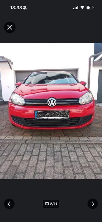 Rot Gebraucht 2010 VW Golf VI Limousine | 5.700 € (Teuer) - Bild 1/4