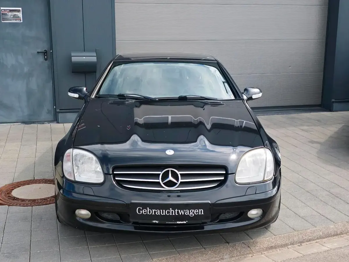 Gebraucht Mercedes SLK320 218 PS (160 kW) 2000 Schwarz Cabrio