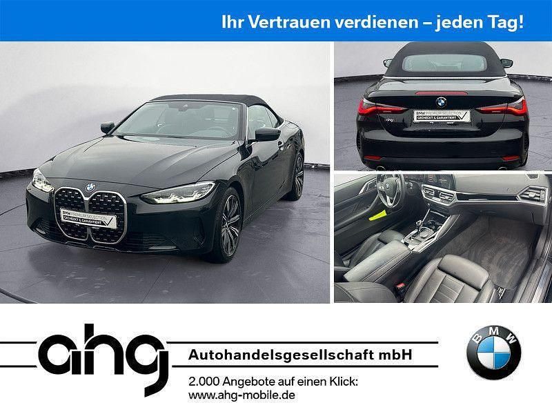 Schwarz Gebraucht 2021 BMW 420 Sport Line Cabrio | 40.930 € (Etwas zu teuer) - Bild 1/4