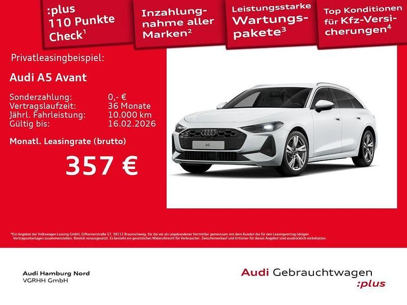 2y gletscherweiß metallic Gebraucht 2025 Audi A5 Sport Kombi | 39.340 € - Bild 1/3