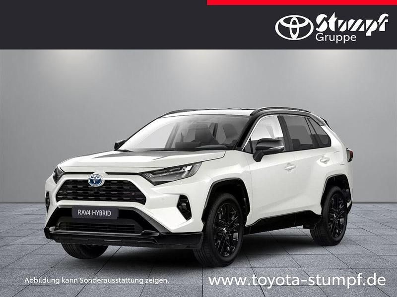 Platinumweiß/schwarz Neu 2025 Toyota RAV4 Hybrid Style SUV | 52.690 € - Bild 1/4