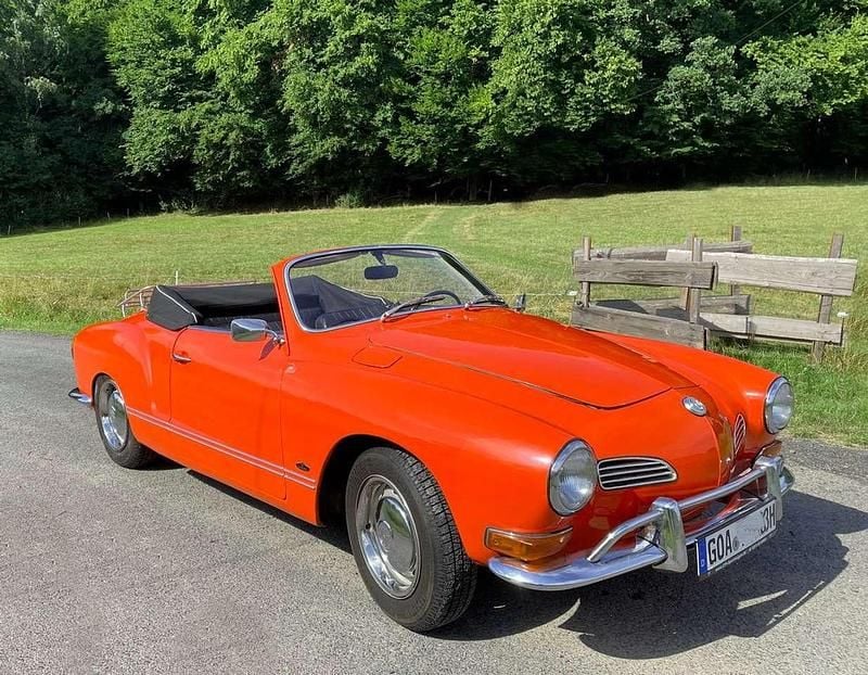 Orange Gebraucht 1971 VW Karmann Ghia Karmann Cabrio | 19.500 € - Bild 1/4