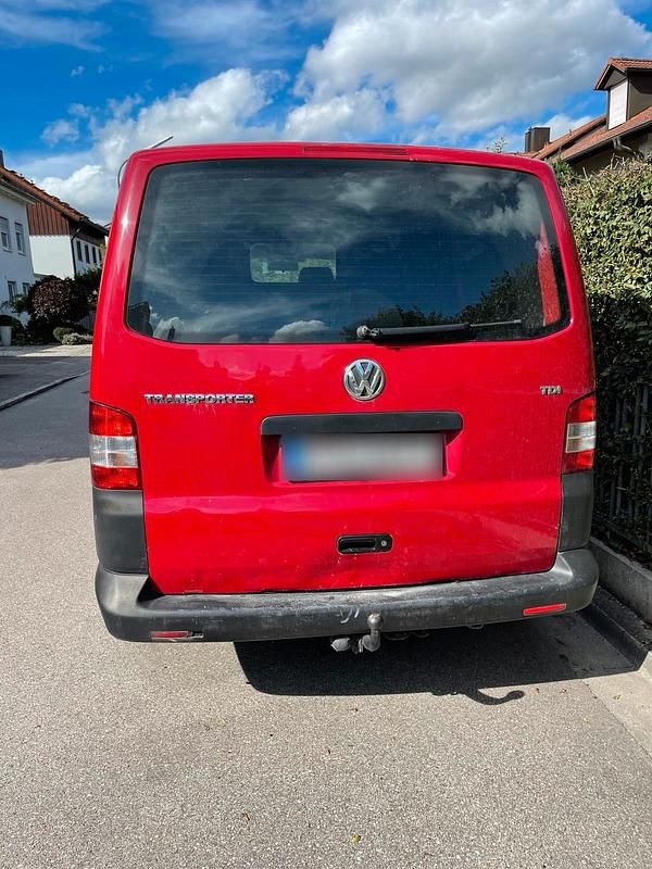 Usata VW Transporter 84 CV (61 kW) 2010 Rosso Furgone