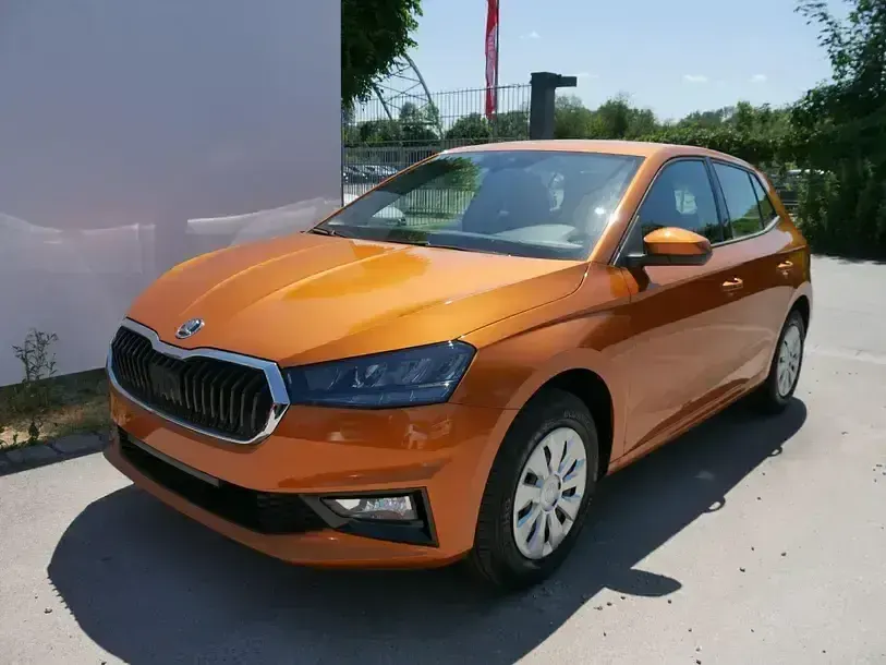 Neu Skoda Fabia Selection 116 PS (85 kW) 2026 Phoenix orange metallic Kleinwagen