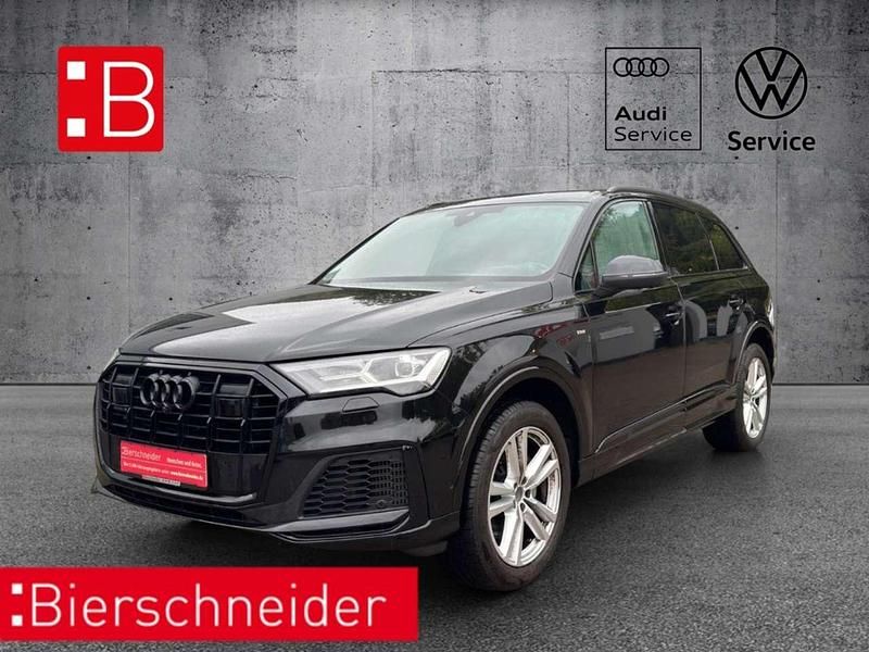 Schwarz Gebraucht 2022 Audi Q7 S-Line SUV | 55.950 € (Guter Preis) - Bild 1/3