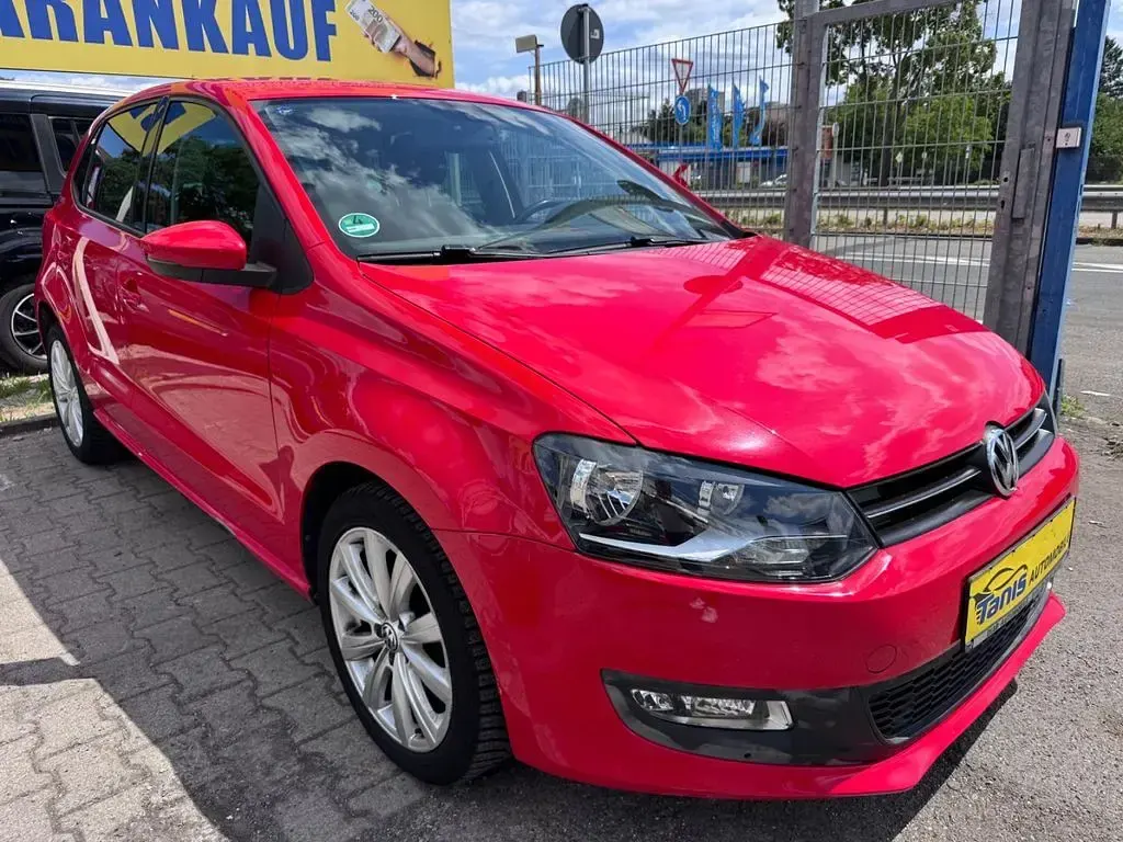 Gebraucht VW Polo Team 60 PS (44 kW) 2010 Rot Kleinwagen
