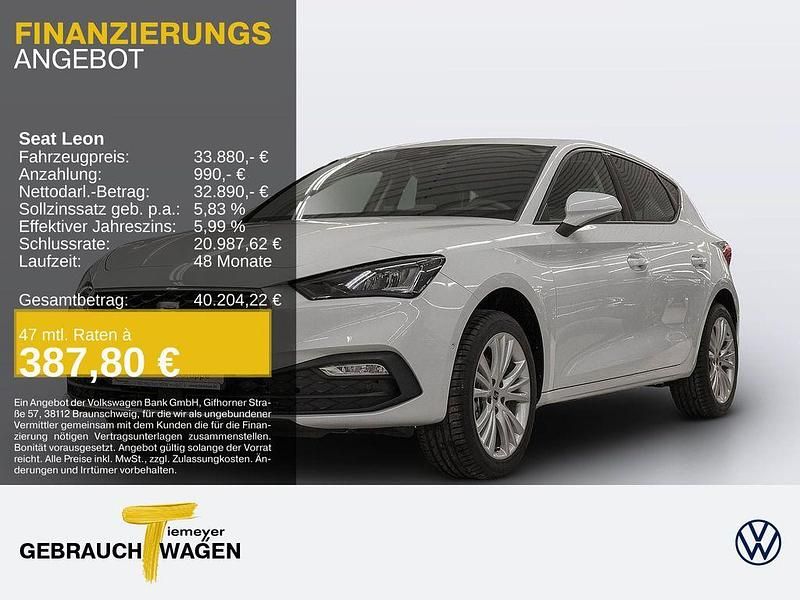 Weiß Neu 2025 Seat Leon Style Limousine | 33.880 € (Etwas zu teuer) - Bild 1/4