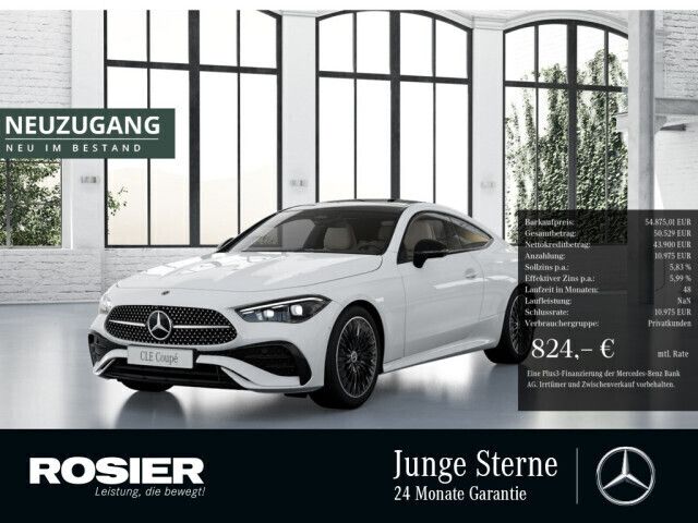 Weiß Gebraucht 2023 Mercedes CLE220 Coupé | 54.875 € (Guter Preis) - Bild 1/4