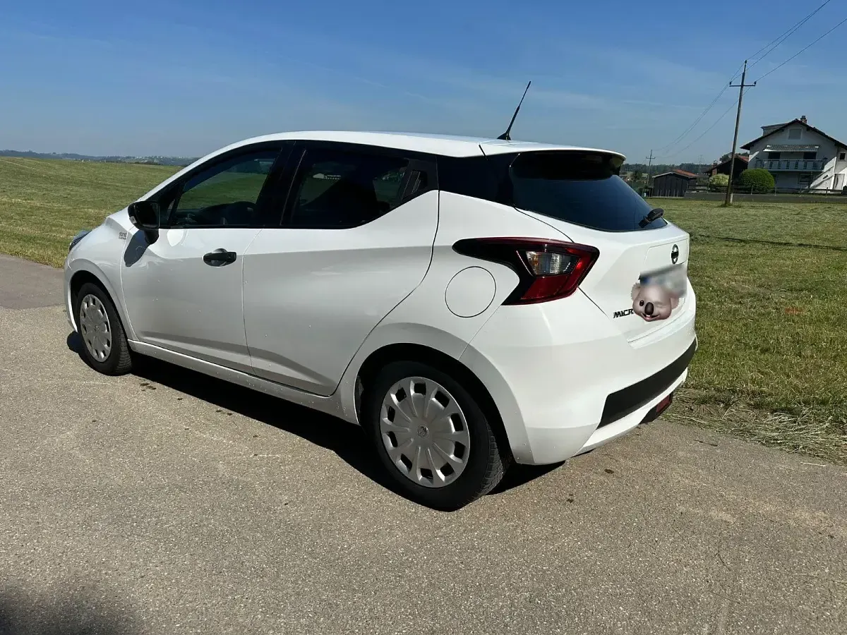 Gebraucht Nissan Micra Visia 71 PS (52 kW) 2017 Weiß Kleinwagen
