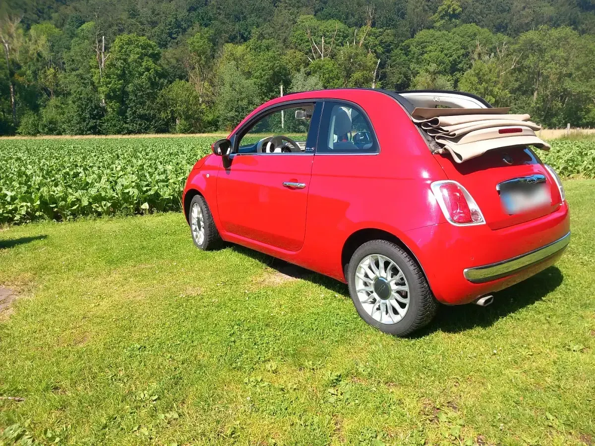 Gebraucht Fiat 500C 85 PS (62 kW) 2013 Rot Cabrio