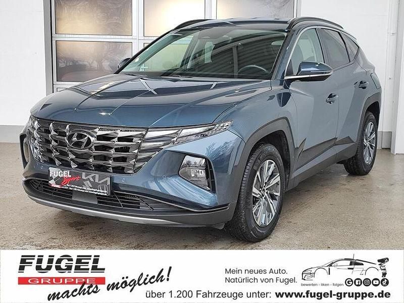 Teal blue / met Gebraucht 2022 Hyundai Tucson Trend SUV | 25.899 € (Guter Preis) - Bild 1/4