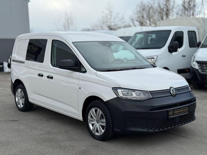 Gebraucht VW Caddy 122 PS (89 kW) 2021 Weiß Van / Kleinbus